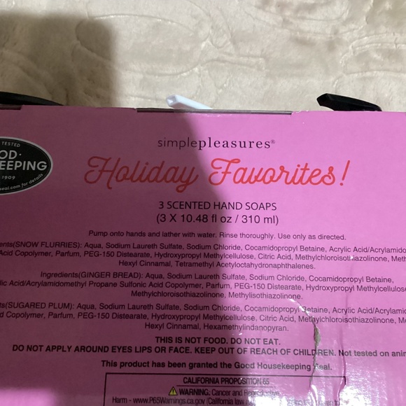 New Good Housekeeping Scented Hand Soap Assortment - 3 pack - Picture 7 of 7